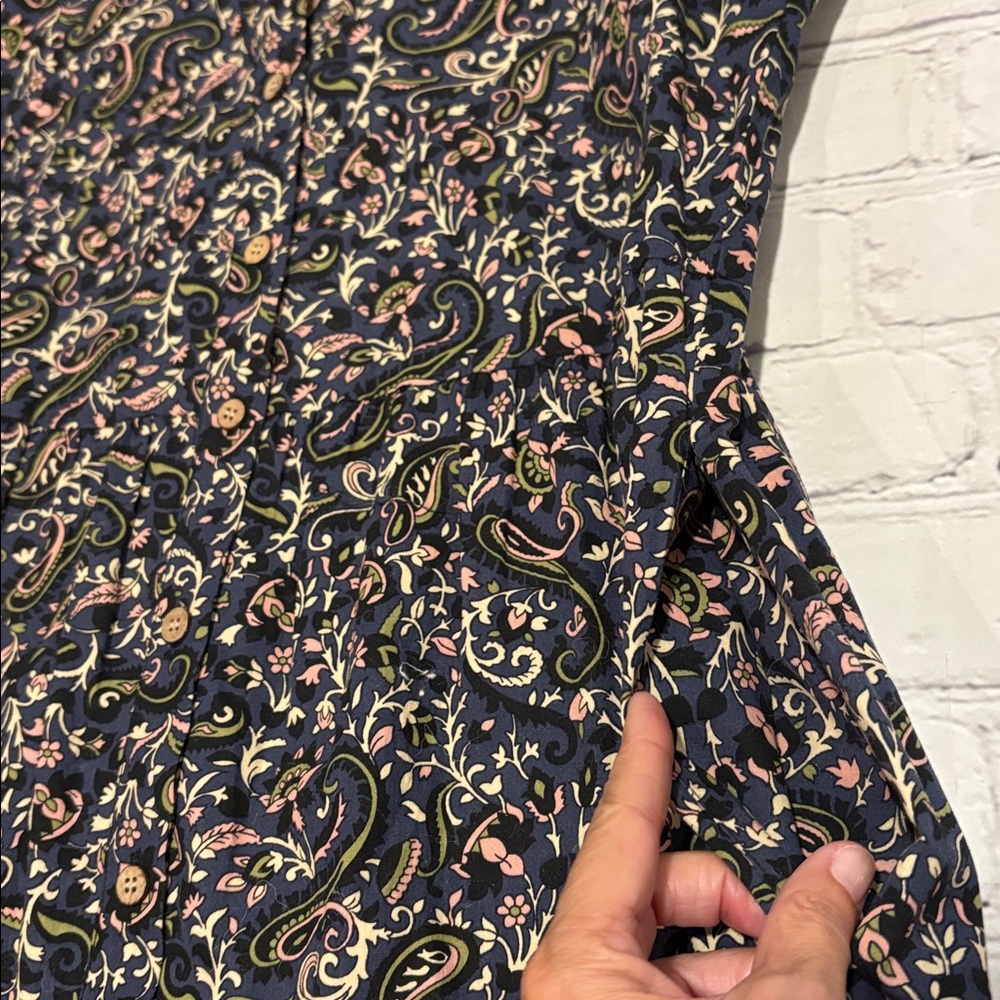 Veronica Beard Black Floral Midi Dress - Picture 6 of 15